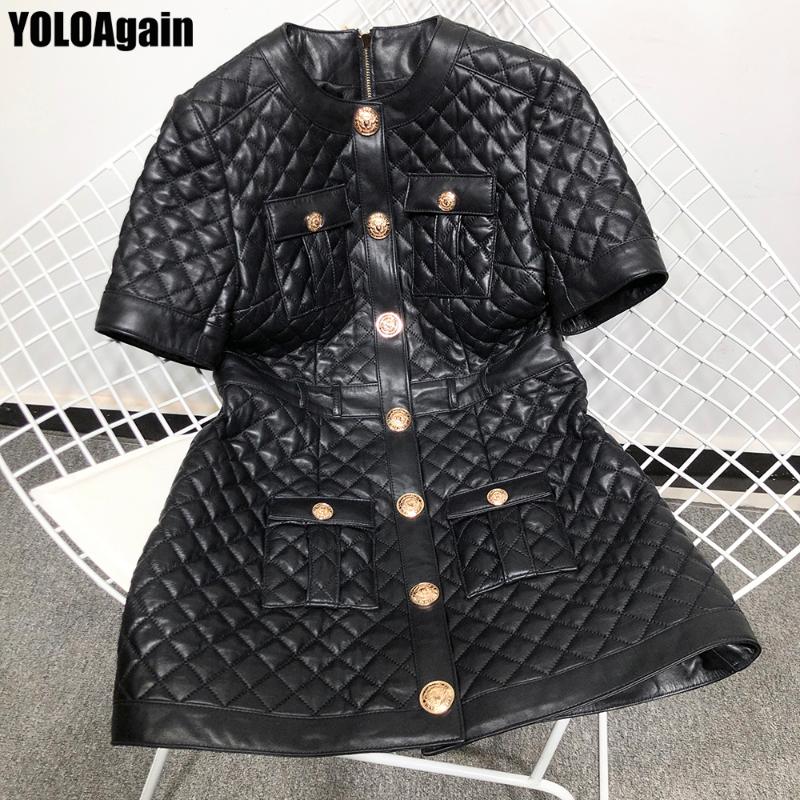 YOLOAgain women genuine leather dress ladies short sleeve single breasted real leather dress, As shown
YOLOAgain women genuine leather dress ladies short sleeve single breasted real leather dress, As shown