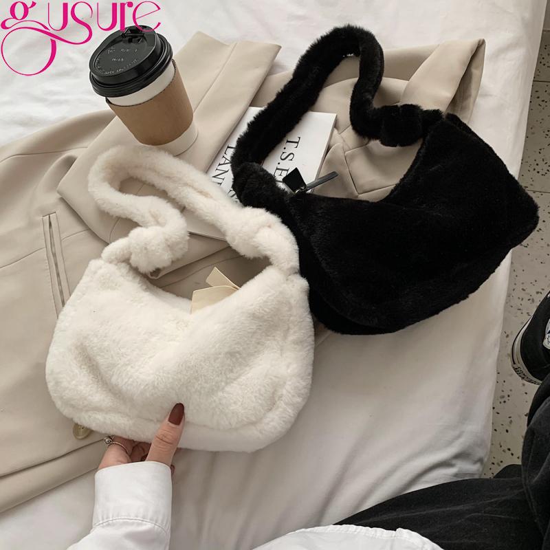 Totes Gusure 2021 Design Winter Shoulder Bags For Women Soft Plush Armpit Female Small Handbags Warm Fur Underarm, Black
Totes Gusure 2021 Design Winter Shoulder Bags For Women Soft Plush Armpit Female Small Handbags Warm Fur Underarm, Black