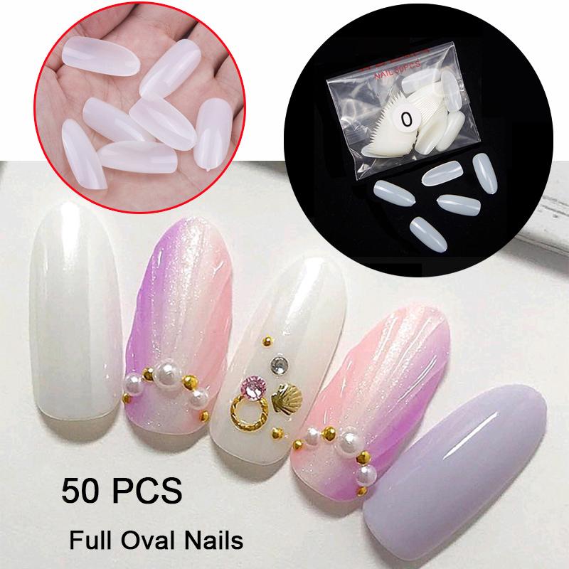 50Pcs/bag Natural Clear Nails Same Size Of Oval Shape False Nail Tips Purchase Specific Sizes Fake Nails For Paintting Prastic, Natural size 2 50pcs
50Pcs/bag Natural Clear Nails Same Size Of Oval Shape False Nail Tips Purchase Specific Sizes Fake Nails For Paintting Prastic, Natural size 2 50pcs