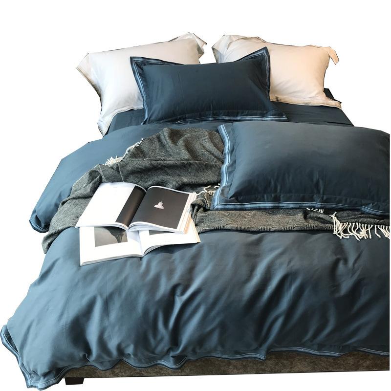Nordic 80S double-strand brushed cotton four-piece embroidered bedding set for warm autumn winter sanding bed sheet duvet cover, White
Nordic 80S double-strand brushed cotton four-piece embroidered bedding set for warm autumn winter sanding bed sheet duvet cover, White