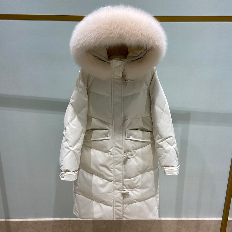 2021 New Winter Woman Medium 90% Down Puffer Snow Coat Outwear Real Fox Skin with Cowl Oxen Buckle Horn 7F7P, Beige
2021 New Winter Woman Medium 90% Down Puffer Snow Coat Outwear Real Fox Skin with Cowl Oxen Buckle Horn 7F7P, Beige