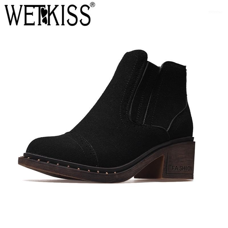 WETKISS Black Thick Plush Women Ankle Boots Winter Super Warm Female Snow Shoes Faux Fur Thick Heels Bootie Casual Ankle Boots1
WETKISS Black Thick Plush Women Ankle Boots Winter Super Warm Female Snow Shoes Faux Fur Thick Heels Bootie Casual Ankle Boots1