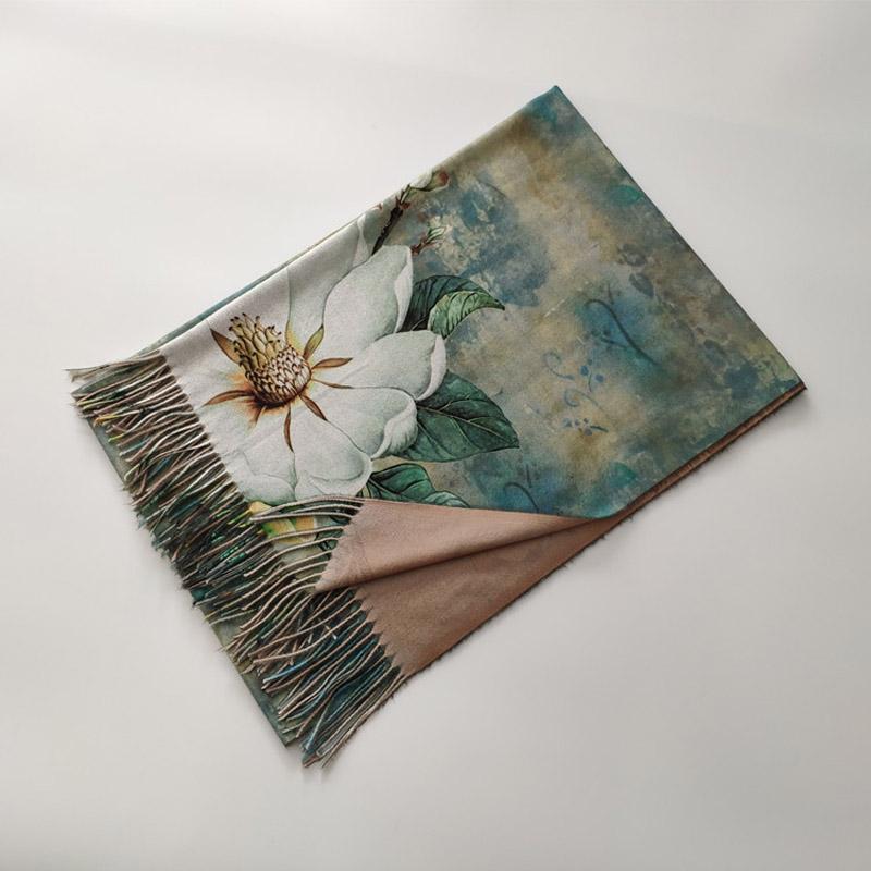 Newest Cashmere Scarf Women Fashion Oil Painting Shawls Wraps Lady Travel High Quality Thick Scarves Winter Neck Wram
Newest Cashmere Scarf Women Fashion Oil Painting Shawls Wraps Lady Travel High Quality Thick Scarves Winter Neck Wram