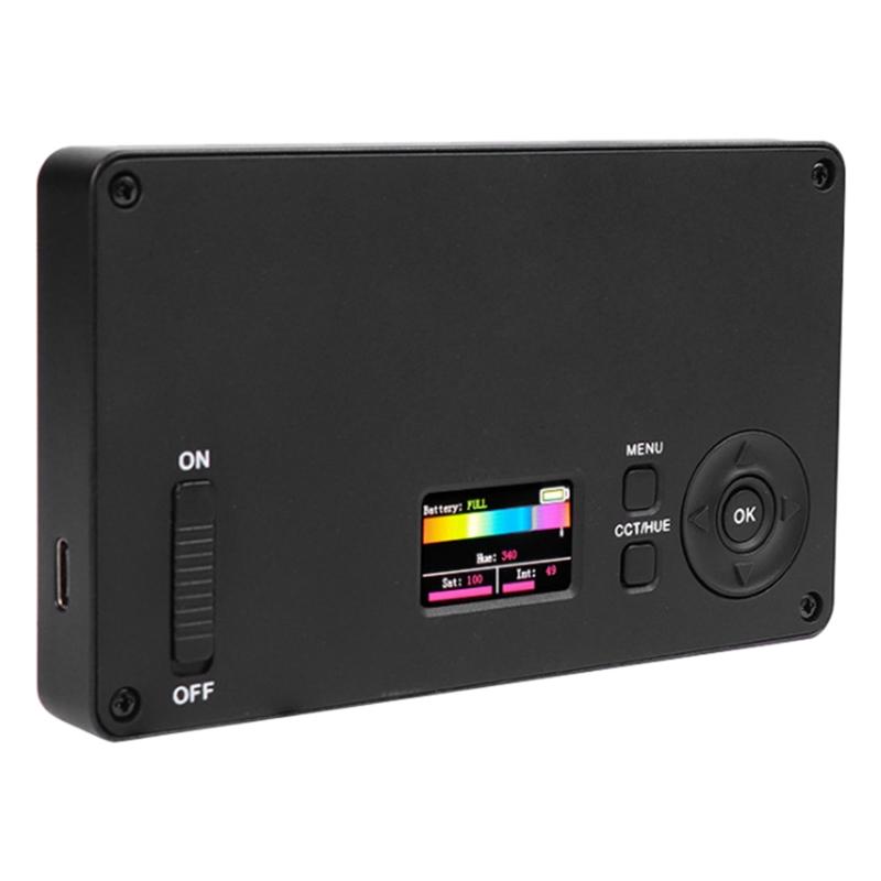 RGB LED Portable Video Light, Built-in 1400MAh Battery, 72 LED Lights, 3000-6000K Dimmable RGB Camera Video Light
RGB LED Portable Video Light, Built-in 1400MAh Battery, 72 LED Lights, 3000-6000K Dimmable RGB Camera Video Light