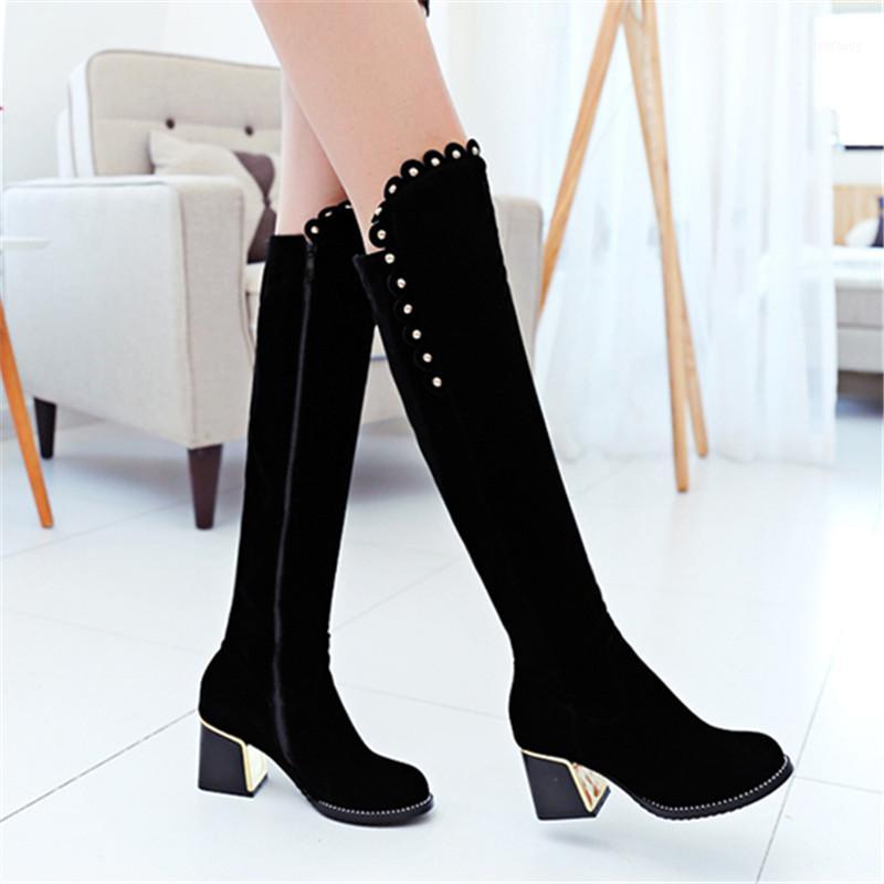 2020 Winter Knee High Boots Women Boots Zipper Thick High Heels Long Fashion Round Toe Shoes Lady Autumn Black Size 391
2020 Winter Knee High Boots Women Boots Zipper Thick High Heels Long Fashion Round Toe Shoes Lady Autumn Black Size 391