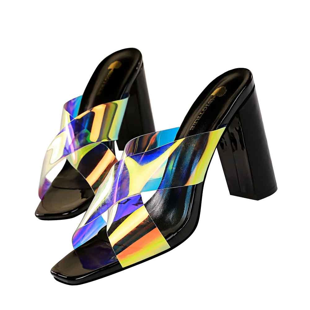 Charming Transparent of the Women's Open Foot Slingback Heel Square Sandals Elegant Wedding Party White Shoes CHA6, Black
Charming Transparent of the Women's Open Foot Slingback Heel Square Sandals Elegant Wedding Party White Shoes CHA6, Black