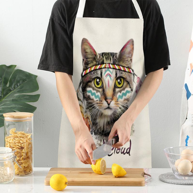 Cute Pet Dog European And American Cartoon Cat Multifunctional Kitchen Cotton And Linen Apron-1
Cute Pet Dog European And American Cartoon Cat Multifunctional Kitchen Cotton And Linen Apron-1