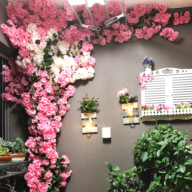 Artificial cherry tree Pink Sakura Branch silk 120cm diy Artificial Flowers Floral wall Wedding decoration Home outdoor decor, Smtthz002
Artificial cherry tree Pink Sakura Branch silk 120cm diy Artificial Flowers Floral wall Wedding decoration Home outdoor decor, Smtthz002