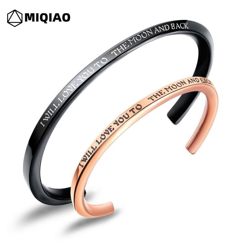 MIQIAO Personality Lovers Bracelet Fashion Cute Letter Wristband Titanium Female Charm Bracelet Brand Jewelry Women Bangles W530
MIQIAO Personality Lovers Bracelet Fashion Cute Letter Wristband Titanium Female Charm Bracelet Brand Jewelry Women Bangles W530