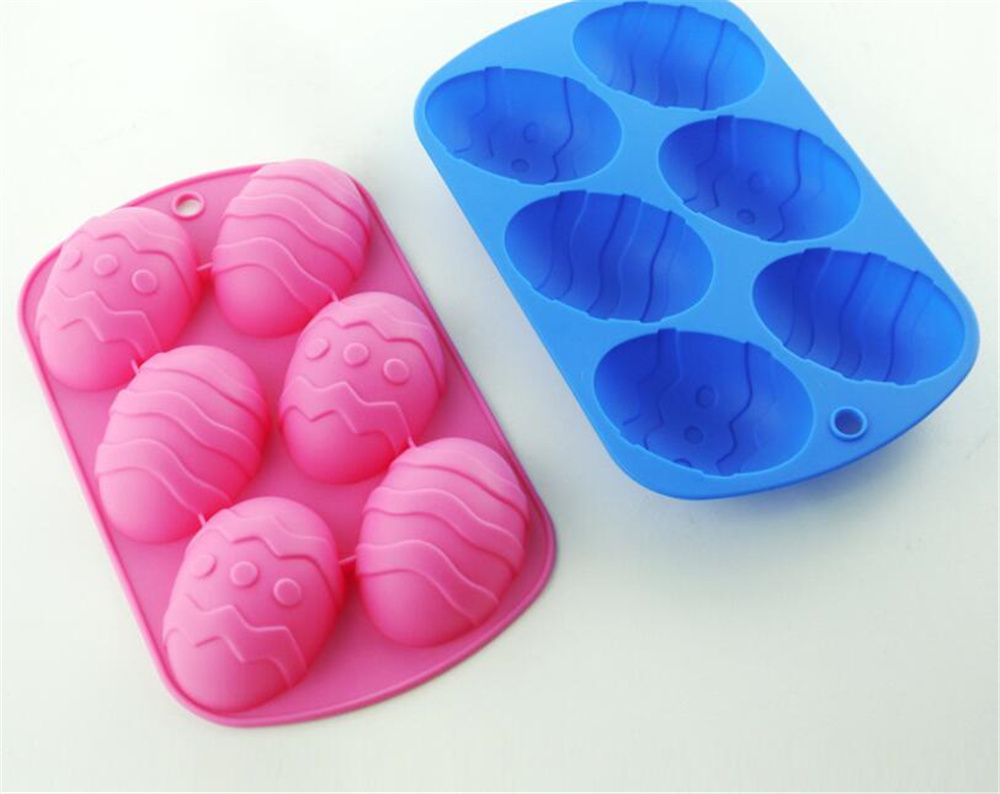 New Home 6 Cavity Easter Egg Shape Baking Tray Silicone Mold Dessert Silicone Cake Chocolate Baking Molds Silicone Decoration Accessories
New Home 6 Cavity Easter Egg Shape Baking Tray Silicone Mold Dessert Silicone Cake Chocolate Baking Molds Silicone Decoration Accessories