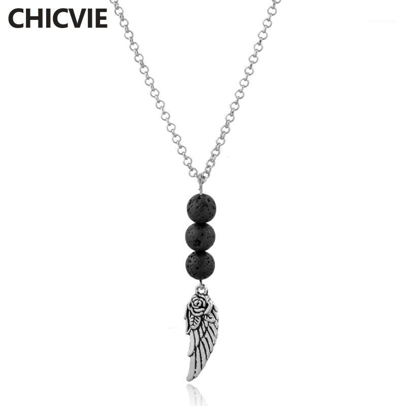 CHICVIE Alloy Angel Wing Necklace For Jewelry Women Handmade Wing Necklace Charm Display Lava Stone Pendant Necklaces SNE1900221
CHICVIE Alloy Angel Wing Necklace For Jewelry Women Handmade Wing Necklace Charm Display Lava Stone Pendant Necklaces SNE1900221