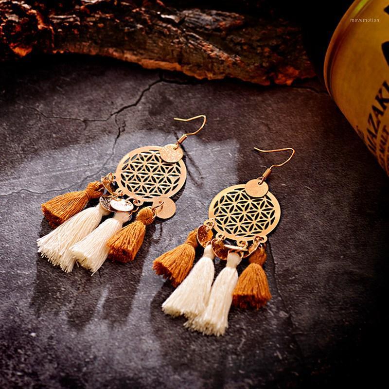 Bohemian Dream Catcher Tassel Earrings Vintage Hollow Round Drop Dangle Earrings For Women Wedding Party Bridal Fringed Jewelry1
Bohemian Dream Catcher Tassel Earrings Vintage Hollow Round Drop Dangle Earrings For Women Wedding Party Bridal Fringed Jewelry1