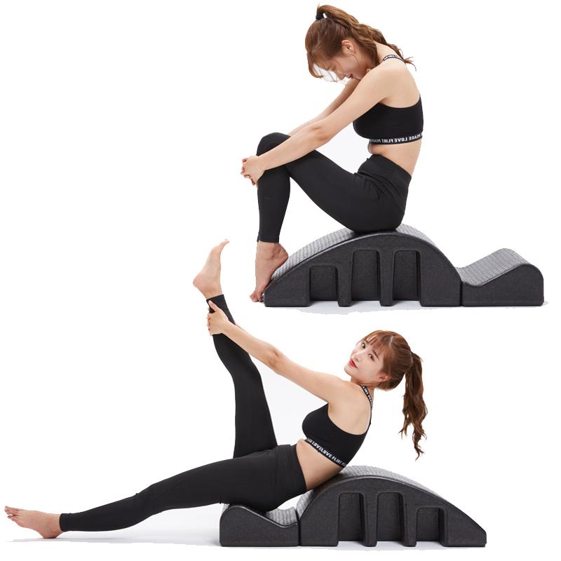 Yoga Arc Bending Cervical Vertebra Fitness Equipment PE SCurve Shape Spine Corrector Fitness Pilates Yoga Training Accessories