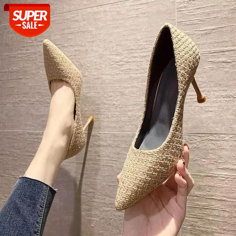 Woman Pumps 2021 Spring Pointed Toe Dress Sexy Wedding Shoes High Heels Zapatos De Vestir Mujer Sapatos Femininos #Ex70, Black
Woman Pumps 2021 Spring Pointed Toe Dress Sexy Wedding Shoes High Heels Zapatos De Vestir Mujer Sapatos Femininos #Ex70, Black