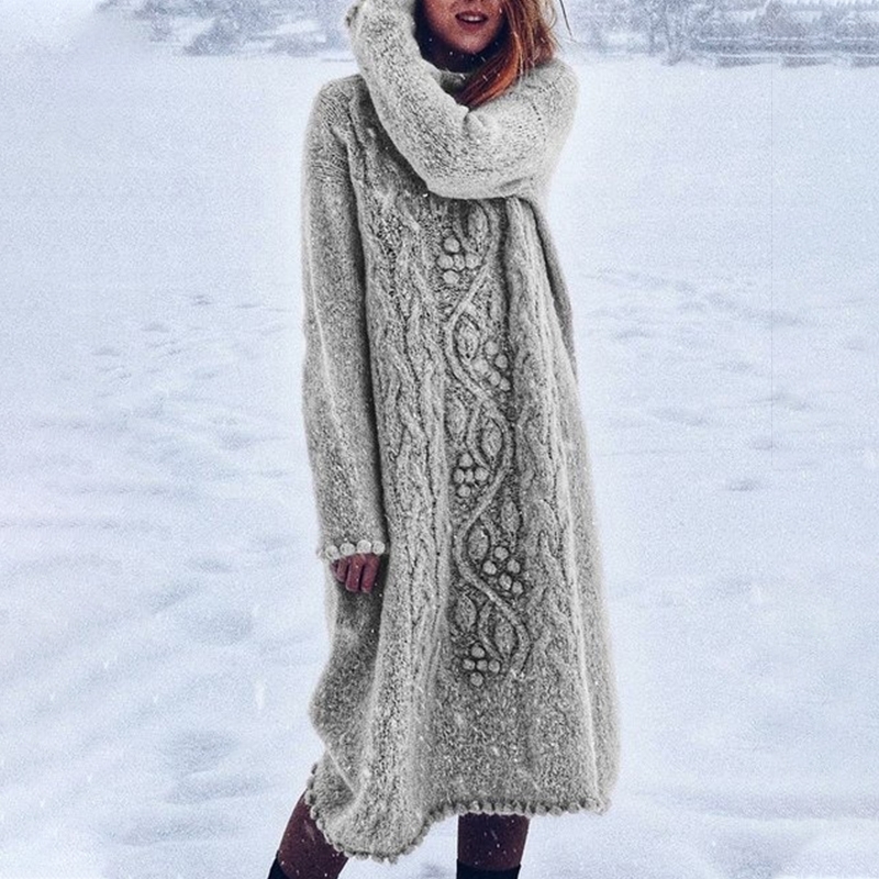 New Autumn Winter Women' Fashion Loose Long Sleeve Solid Knitted Sweater Casual Sweater Dress Pullovers long dress elegant 201111, Blue
New Autumn Winter Women' Fashion Loose Long Sleeve Solid Knitted Sweater Casual Sweater Dress Pullovers long dress elegant 201111, Blue