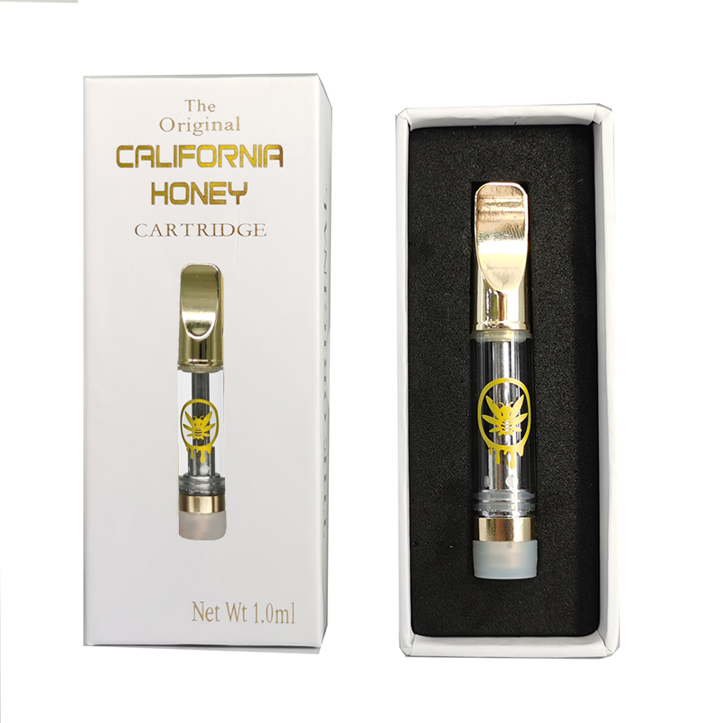 California Honey Vape Cartridge packaging Empty Vape Pen 510 Thread Cartridges E Cigarettes Vape Carts 0.8ML 1ML Copper Tip Oil Atomizer
California Honey Vape Cartridge packaging Empty Vape Pen 510 Thread Cartridges E Cigarettes Vape Carts 0.8ML 1ML Copper Tip Oil Atomizer