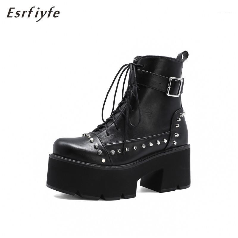 ESRFIYFE 2020 New Black Ankle Boots Women High Heel Sexy Chain Chunky Heel Platform Boots Female Punk Style Ankle Zipper1
ESRFIYFE 2020 New Black Ankle Boots Women High Heel Sexy Chain Chunky Heel Platform Boots Female Punk Style Ankle Zipper1