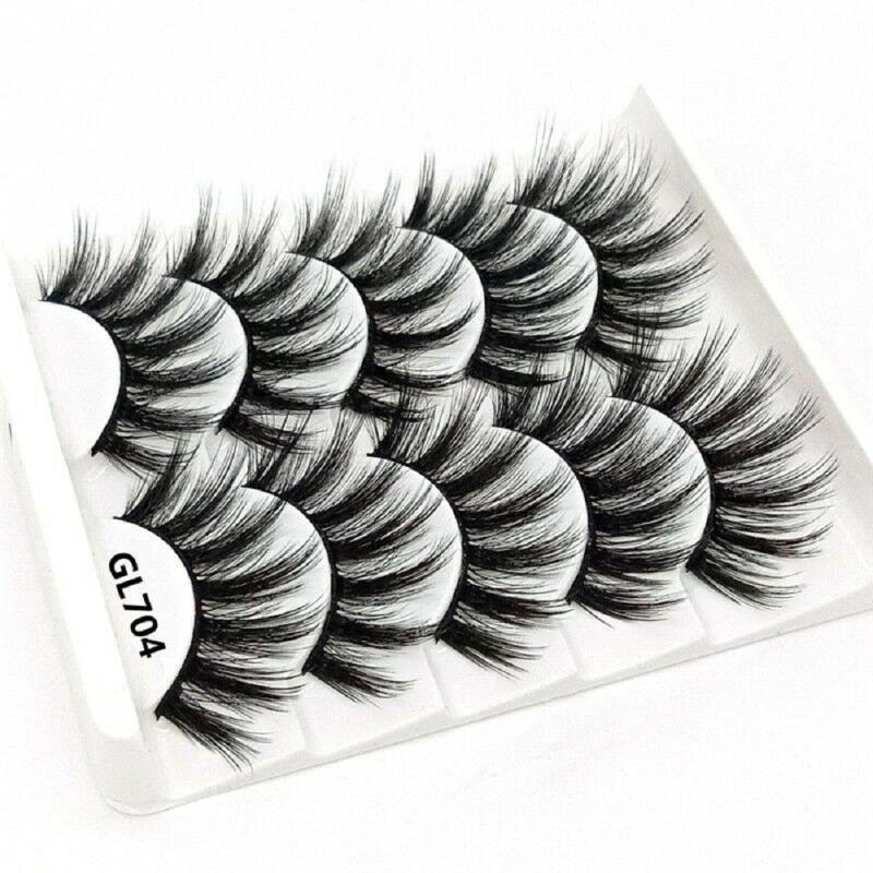 5 Pairs Multipack Mink Hair False Eyelashes Wispy Fluffy Long Makeup 3D Natural False Eye Lashes for Beauty Eyelash Extension
5 Pairs Multipack Mink Hair False Eyelashes Wispy Fluffy Long Makeup 3D Natural False Eye Lashes for Beauty Eyelash Extension