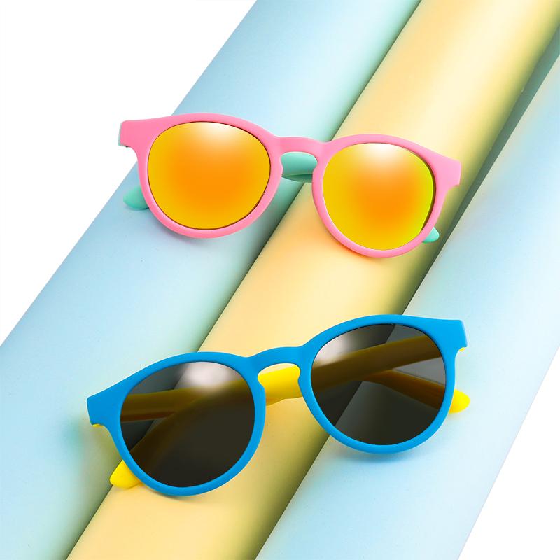 Sunglasses Round Polarized Kids TR90 Mirror Polaroid Sun Glasses Boys Girls Rubber Silicone Safety For Children Baby
Sunglasses Round Polarized Kids TR90 Mirror Polaroid Sun Glasses Boys Girls Rubber Silicone Safety For Children Baby