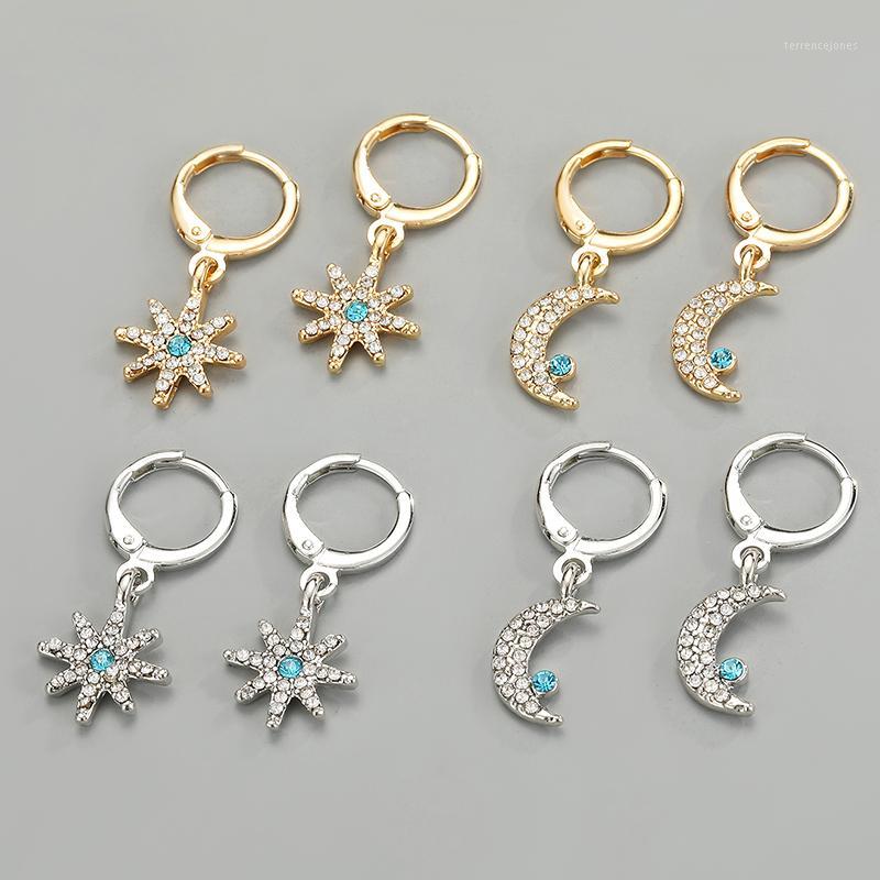Hoop & Huggie 1pair Boho Shiny Rhinestone Moon Star Small Dangle Earring For Women Vintage Hexagram Fine Jewelry Gift1
Hoop & Huggie 1pair Boho Shiny Rhinestone Moon Star Small Dangle Earring For Women Vintage Hexagram Fine Jewelry Gift1