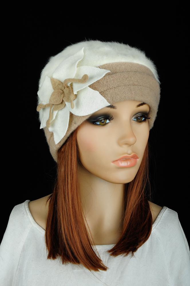 M611 Cute Flower Winter Warm White Fur & Wool Light Brown Brim Fashion Women's Dress Hat Beanie Cap Pick Color, As pic
M611 Cute Flower Winter Warm White Fur & Wool Light Brown Brim Fashion Women's Dress Hat Beanie Cap Pick Color, As pic