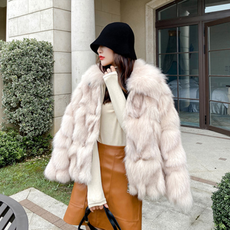 Winter New 2020 Fashion Design Genuine Ladies Multicolored Female Coat Outward Real Fox Fur Coats 6yz2, Grey light
Winter New 2020 Fashion Design Genuine Ladies Multicolored Female Coat Outward Real Fox Fur Coats 6yz2, Grey light