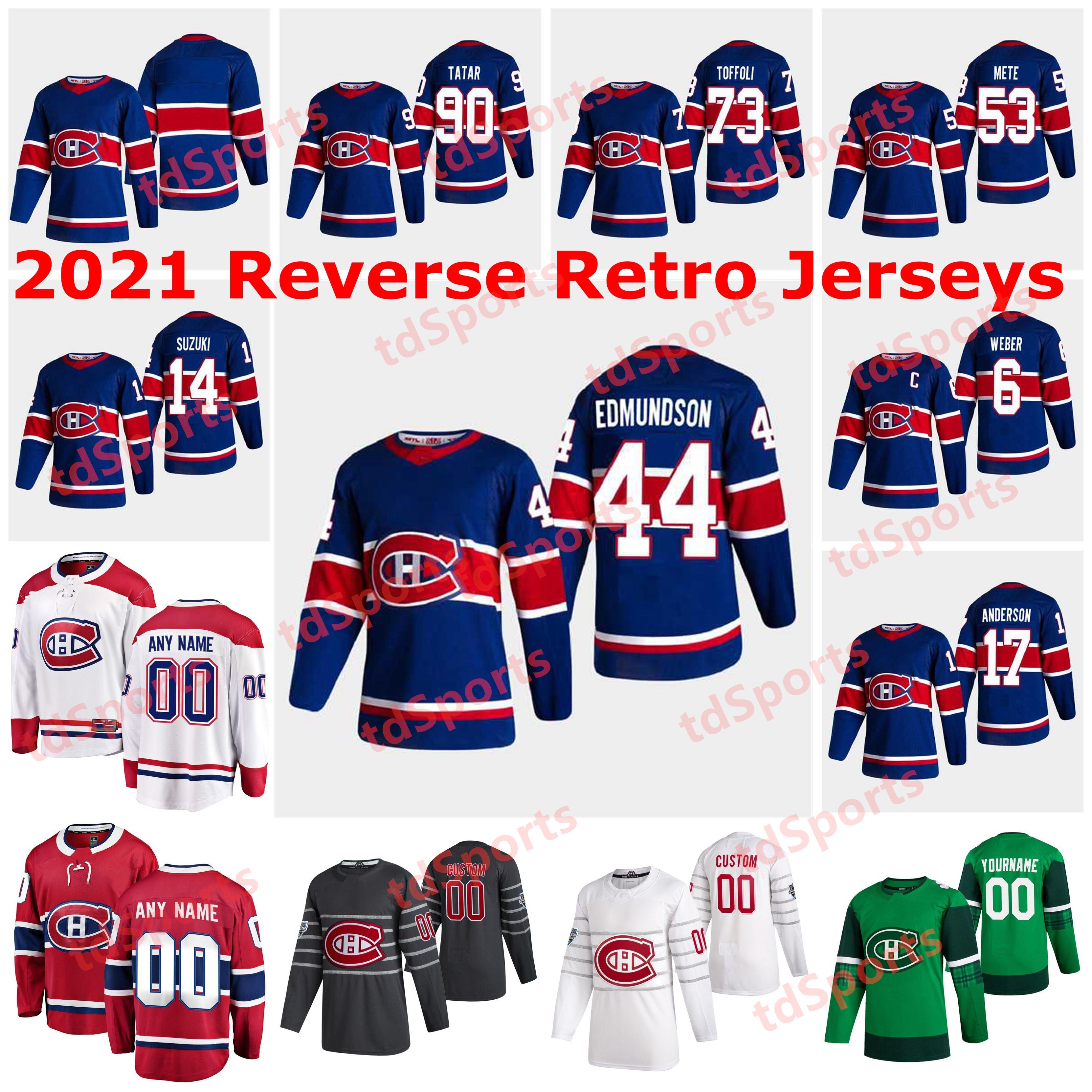 Montreal Canadiens 2021 Reverse Retro Jerseys 17 Josh Anderson Jersey 44 Joel Edmundson 34 Jake Allen 31 Carey Price 13 Max Domi Custom, As shown in illustration
Montreal Canadiens 2021 Reverse Retro Jerseys 17 Josh Anderson Jersey 44 Joel Edmundson 34 Jake Allen 31 Carey Price 13 Max Domi Custom, As shown in illustration