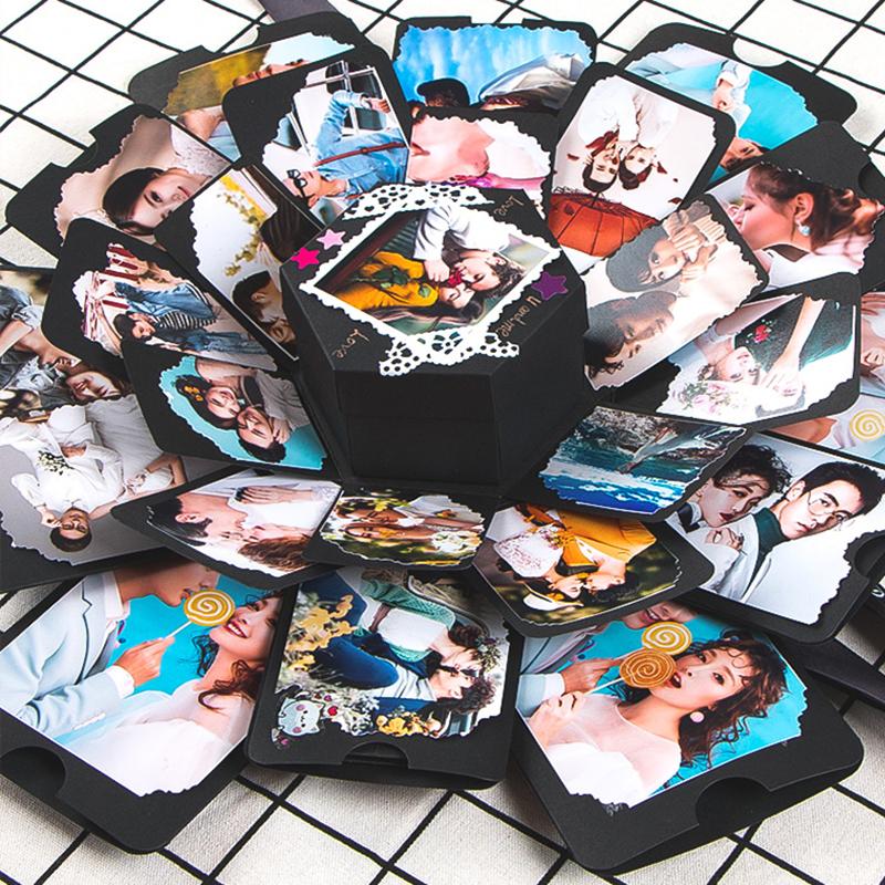 1pc Photo Christmas Gift Box Valentine's Day Gift Box Hexagonal Surprise Scrapbook Explosion Boxppcpppcc
1pc Photo Christmas Gift Box Valentine's Day Gift Box Hexagonal Surprise Scrapbook Explosion Boxppcpppcc