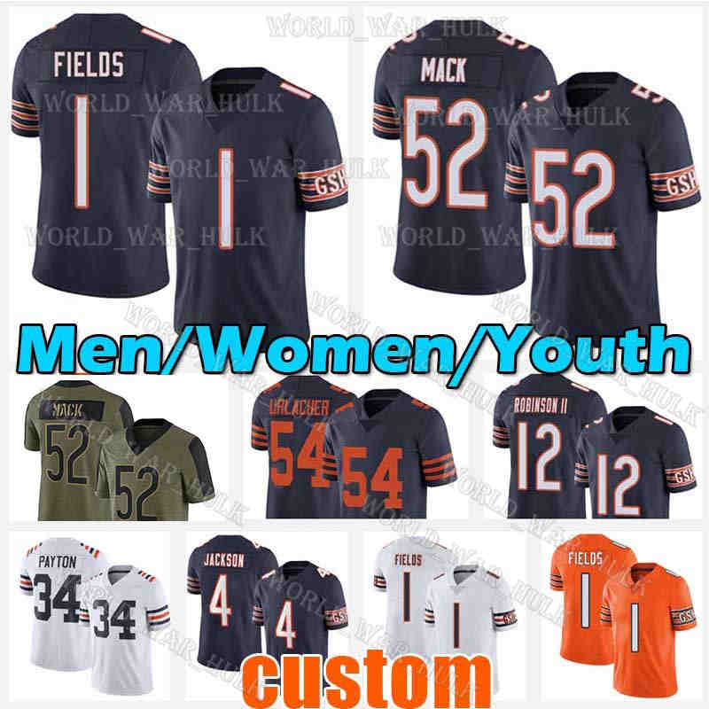1 Justin Fields Football Jersey Khalil Mack Walter Payton Darnell Mooney BearsRobert Quinn Marquise Goodwin David Montgomery Mike Singletary Allen Robinson II, Men custom jersey(x d)
1 Justin Fields Football Jersey Khalil Mack Walter Payton Darnell Mooney BearsRobert Quinn Marquise Goodwin David Montgomery Mike Singletary Allen Robinson II, Men custom jersey(x d)