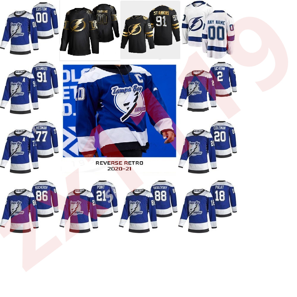 Tampa Bay Lightning 2021 Reverse Retro Jersey Blake Coleman Pat Maroon Tyler Johnson Ryan McDonagh Yanni Gourde Hockey Jersey Custom Stitche, As pic
Tampa Bay Lightning 2021 Reverse Retro Jersey Blake Coleman Pat Maroon Tyler Johnson Ryan McDonagh Yanni Gourde Hockey Jersey Custom Stitche, As pic