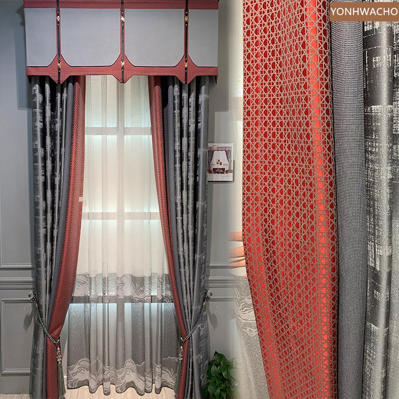 Custom curtain High-grade light luxury Chinese Nordic simple bedroom grey cloth blackout curtain valance tulle panel C466
Custom curtain High-grade light luxury Chinese Nordic simple bedroom grey cloth blackout curtain valance tulle panel C466