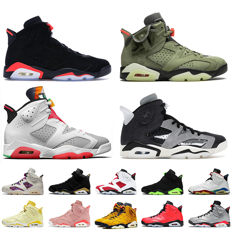Wholesale Top Quality Stock Mens x Basketball Shoes 6s Jumpman 6 Travis Black Infrared Hare Tech Chrome Gatorade Trainers Sneakers SIZE 13
Wholesale Top Quality Stock Mens x Basketball Shoes 6s Jumpman 6 Travis Black Infrared Hare Tech Chrome Gatorade Trainers Sneakers SIZE 13