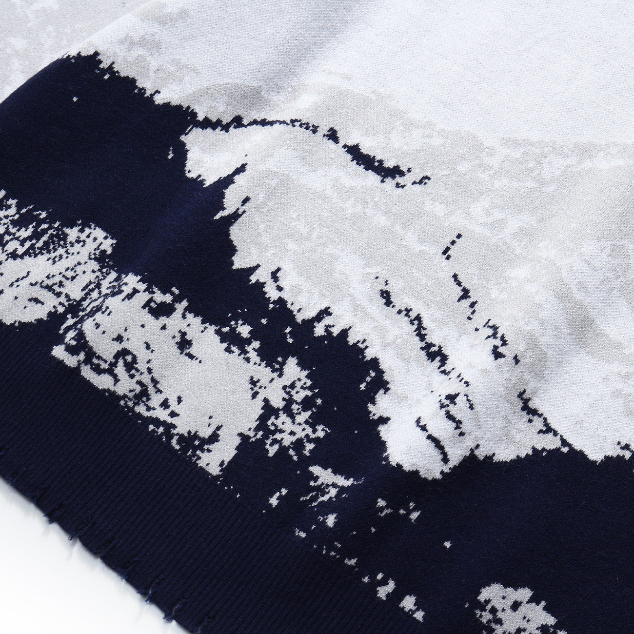 Snow Mountain Men Knitted Sweater Harajuku Men Clothing Hip Hop Pullover Men Streetwear Sweater Oversize Loose Knitwear 201224
