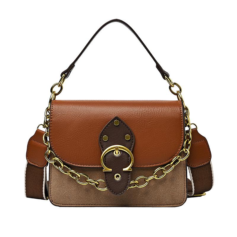 Cross Body PU Leather Women's Handbags And Purses 2021 Luxury Female Shoulder Bag Designers Chains Patchwork Crossbody Bags For Women, Black
Cross Body PU Leather Women's Handbags And Purses 2021 Luxury Female Shoulder Bag Designers Chains Patchwork Crossbody Bags For Women, Black