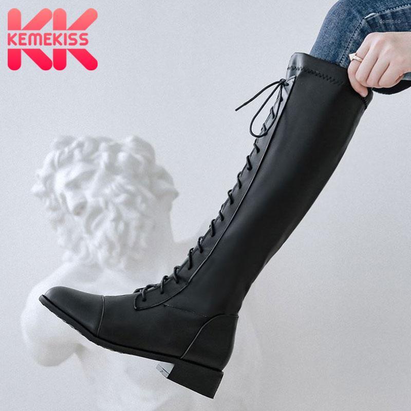 KemeKiss Women Knee High Boots Round Toe Low Heel Cross Strap Shoes Ridding Boots Cool Solid Color Ladies Footwear Size 32-431, Black
KemeKiss Women Knee High Boots Round Toe Low Heel Cross Strap Shoes Ridding Boots Cool Solid Color Ladies Footwear Size 32-431, Black