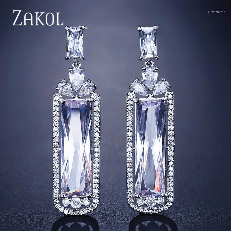 ZAKOL Transparent Big Baguette Cubic Zirconia Long Drop Earrings for Women Wedding Dinner Party Jewelry FSEP23261
ZAKOL Transparent Big Baguette Cubic Zirconia Long Drop Earrings for Women Wedding Dinner Party Jewelry FSEP23261