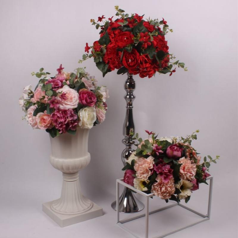 New Style Rose Artificial Flower Ball Hydrangea Wedding Table Road Lead Flowers Wedding Centerpiece Home Decoration 8 Color
New Style Rose Artificial Flower Ball Hydrangea Wedding Table Road Lead Flowers Wedding Centerpiece Home Decoration 8 Color