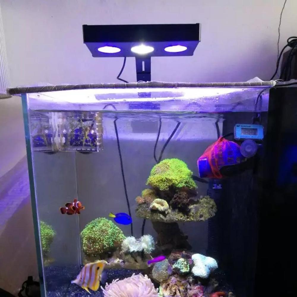 30W Indoor Aquarium LED Light Saltwater Lighting with Touch Control for Coral Reef Fish Tank EU Plug Y200922