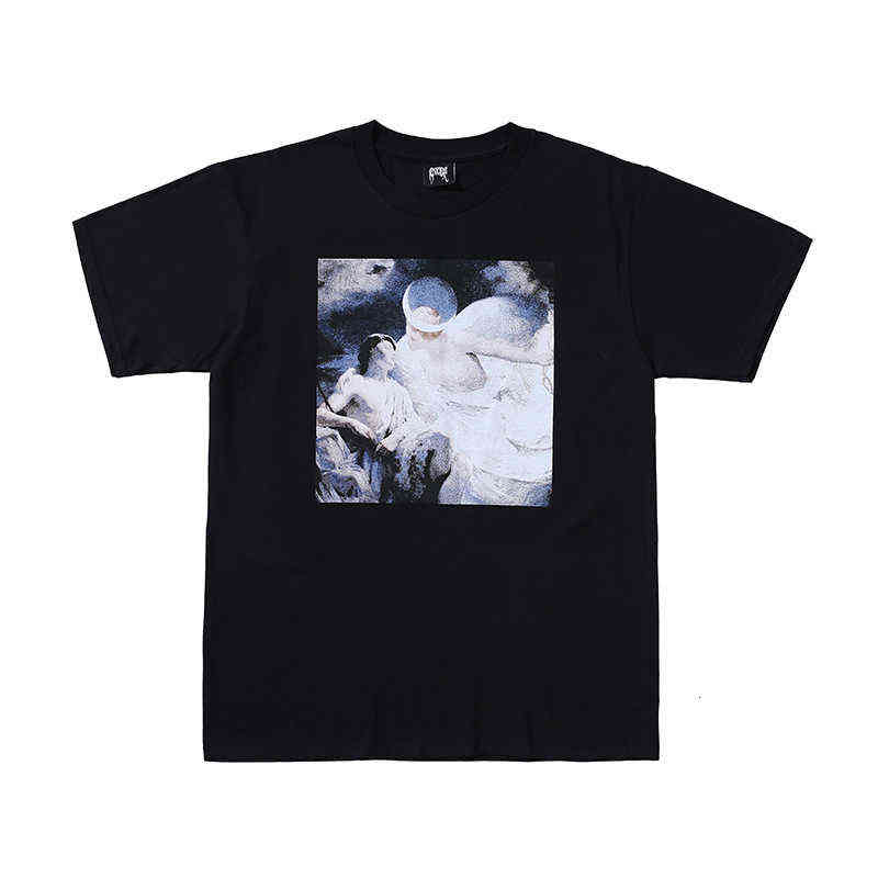 Revenge Summer Hip Hop Alphabet Portrait Short Sleeve Men's and Women's Half T-shirt