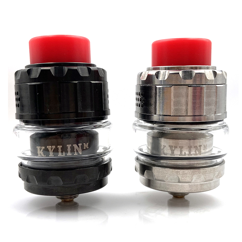 

New Kylin M RTA Mesh Coil Base 24mm 3ml/4.5ml Tank Atomizer Top Honeycomb Airflow Large Build Deck Vaporizer Tank