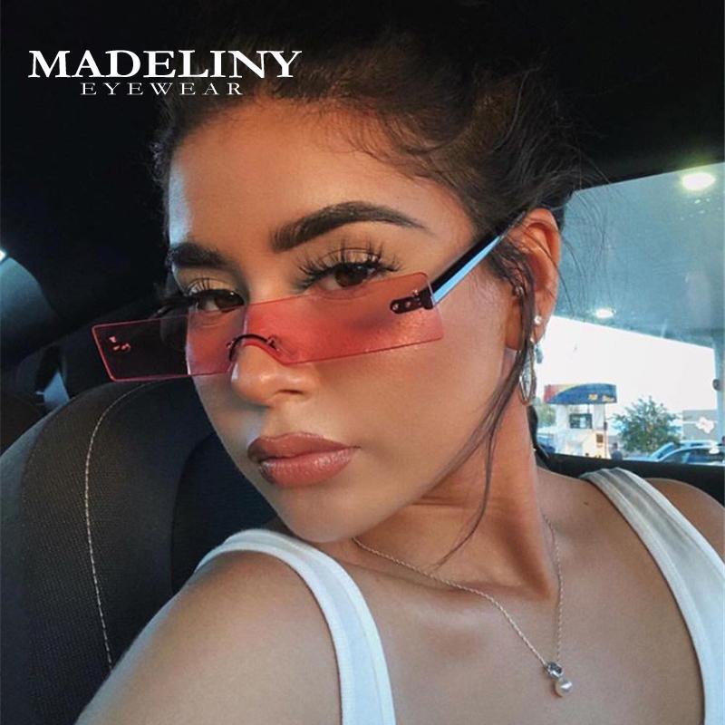 MADELINY Trendy Rimless Sunglasses Women Vintage Rectangular Sun Glasses for Women Small Rectangle Eyewear UV400 MA335
MADELINY Trendy Rimless Sunglasses Women Vintage Rectangular Sun Glasses for Women Small Rectangle Eyewear UV400 MA335