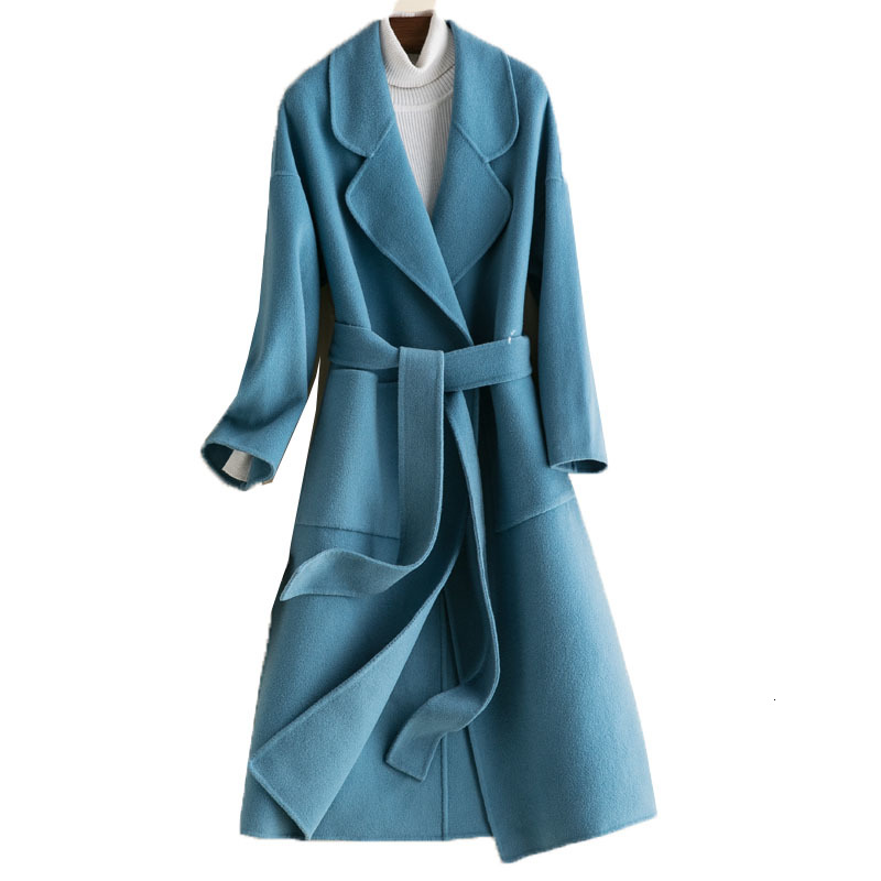 2021 New High Quality Wool Double Fashion Cashmere Ladies Jacket Fall Winter Outwear Coat with W24 Belt 810Q, Blue
2021 New High Quality Wool Double Fashion Cashmere Ladies Jacket Fall Winter Outwear Coat with W24 Belt 810Q, Blue