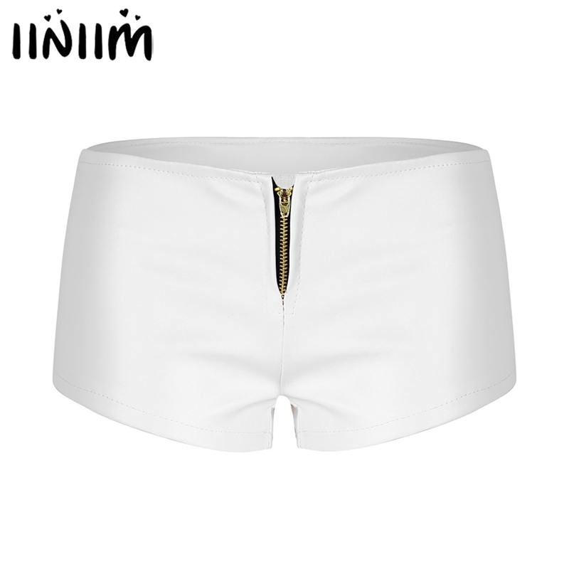 iiniim Womens Wetlook Punk Sexy Shorts Zipper Booty Shorts Drawstring Mini Shorts Night Clubwear Adult Pole Dance Costumes Y200512, White
iiniim Womens Wetlook Punk Sexy Shorts Zipper Booty Shorts Drawstring Mini Shorts Night Clubwear Adult Pole Dance Costumes Y200512, White