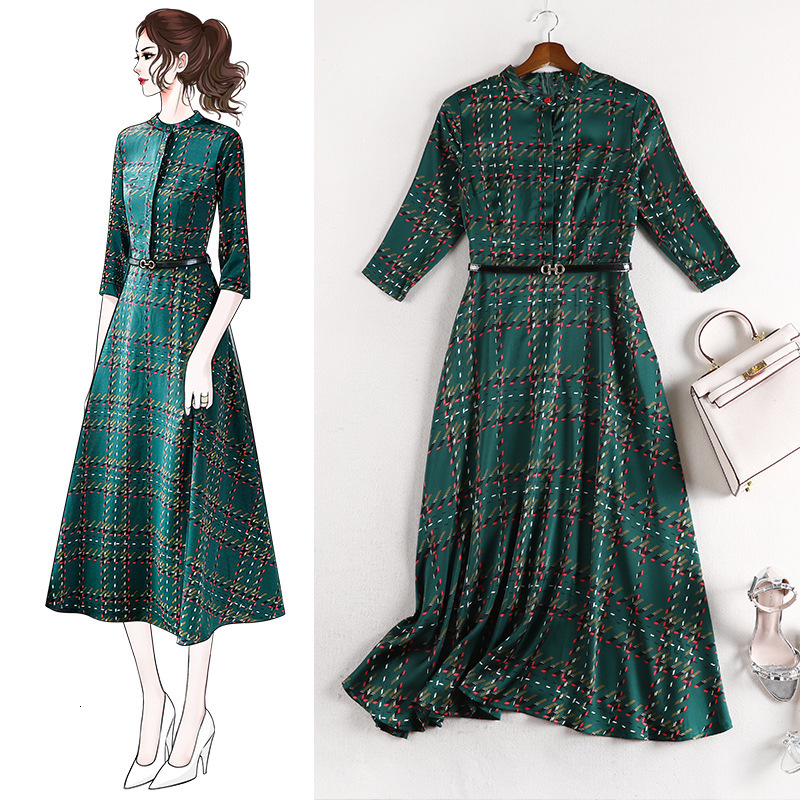 Xl- Plus Size Chess Dress New Cover Style Show Fine 10619 Night Femme Robe Dressed for Woman 2021 V7tm, Green
Xl- Plus Size Chess Dress New Cover Style Show Fine 10619 Night Femme Robe Dressed for Woman 2021 V7tm, Green