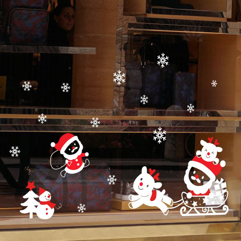 Santa Claus Electrostatic Wall Stickers Snowflake for Shop Glass Window Christmas stickers Decorative Design Decals Home Decor
Santa Claus Electrostatic Wall Stickers Snowflake for Shop Glass Window Christmas stickers Decorative Design Decals Home Decor