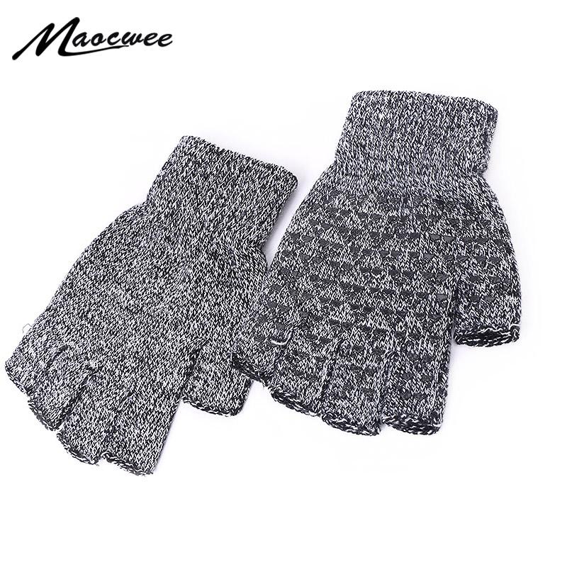 Antiskid Half Finger Gloves Men And Women Solid Color Autumn Winter Finger Outdoor Cycling Students Typing Knitting Warm Gloves
Antiskid Half Finger Gloves Men And Women Solid Color Autumn Winter Finger Outdoor Cycling Students Typing Knitting Warm Gloves