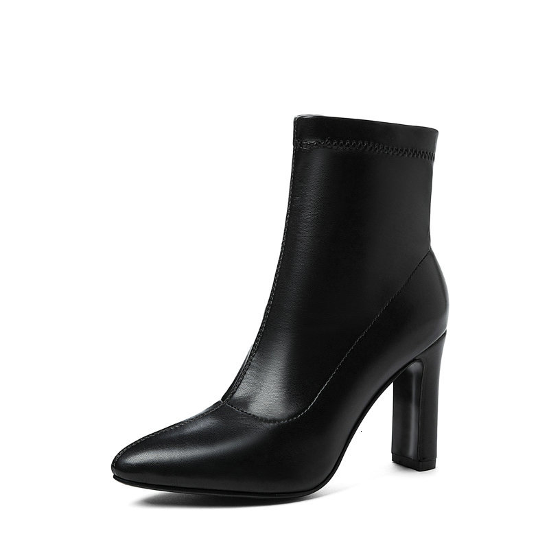2021 New Ankle Autumn Winter Square High Heel Slip on Women Shoes Pointed Toe Flock/ Pu Leather Short Boots Size 34-43 Vjya, Black pu
2021 New Ankle Autumn Winter Square High Heel Slip on Women Shoes Pointed Toe Flock/ Pu Leather Short Boots Size 34-43 Vjya, Black pu