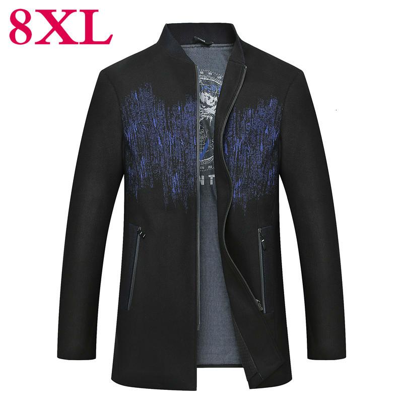 Coat 8XL 7XL Autumn Vintage Fashion Stand Collar Overcoat Casual Plus size Outwear Men Slim Long Jacket
Coat 8XL 7XL Autumn Vintage Fashion Stand Collar Overcoat Casual Plus size Outwear Men Slim Long Jacket