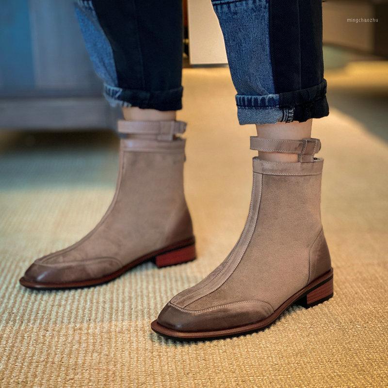 Handmade Ankle Boots High Quality Sexy Low Thick Heel Retro Round Toe Women Boots Buckle Winter Woman Warm Shoes1, Black
Handmade Ankle Boots High Quality Sexy Low Thick Heel Retro Round Toe Women Boots Buckle Winter Woman Warm Shoes1, Black