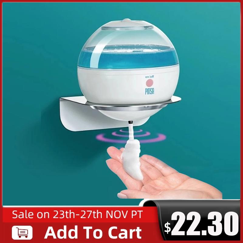 500ML Automatic Liquid Foam Soap dispenser pump Wall-mounted Machine Automatic Sanitizer Machine Spherical
500ML Automatic Liquid Foam Soap dispenser pump Wall-mounted Machine Automatic Sanitizer Machine Spherical
